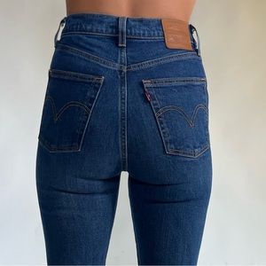Levi’s flare high waist jeans